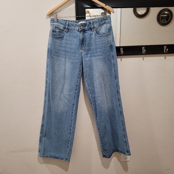 PacSun Low Rise Baggy Jeans Light Wash Women’s Size 25 EUC - Picture 1 of 7